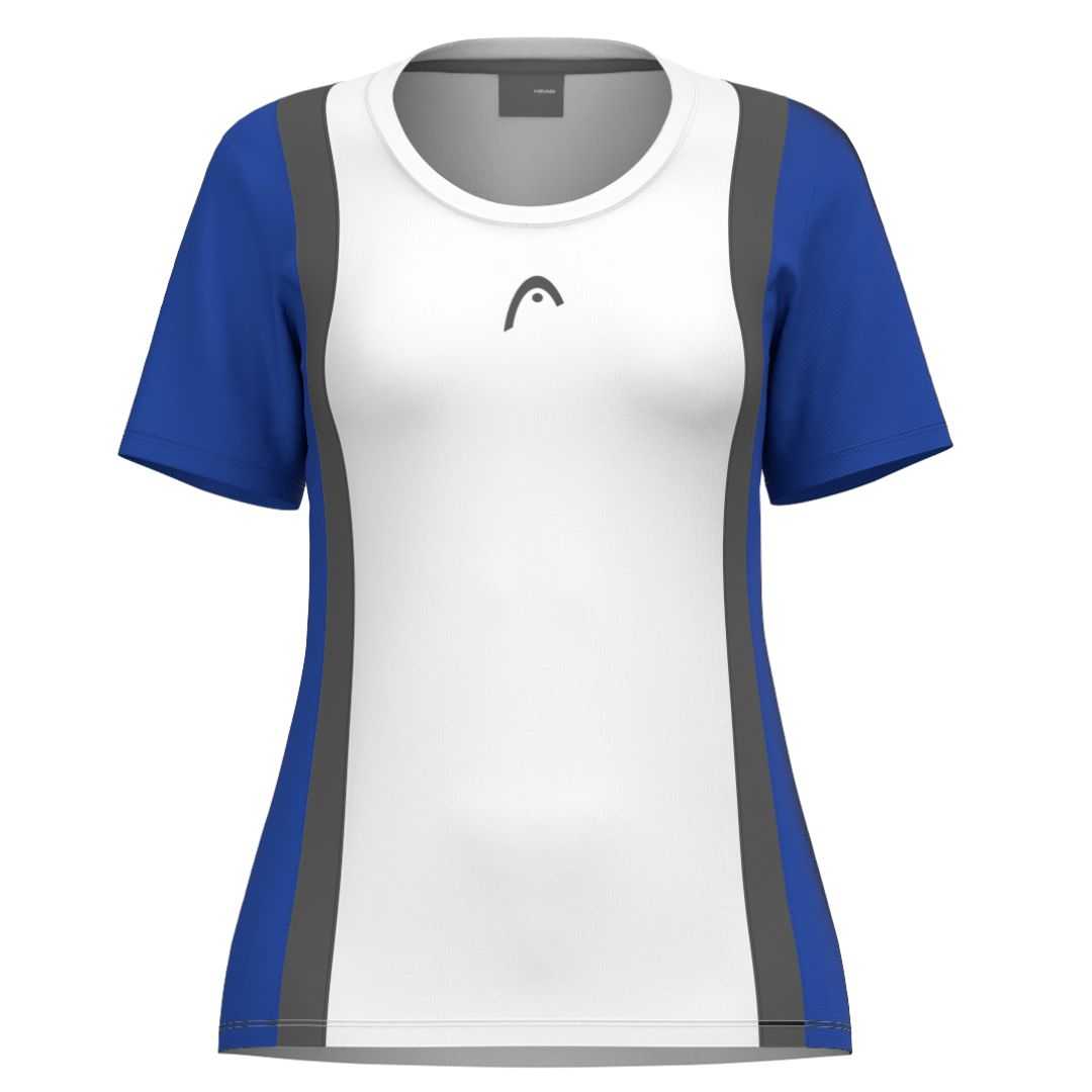 Head Club 25 Tech T-shirt Women Royal/White